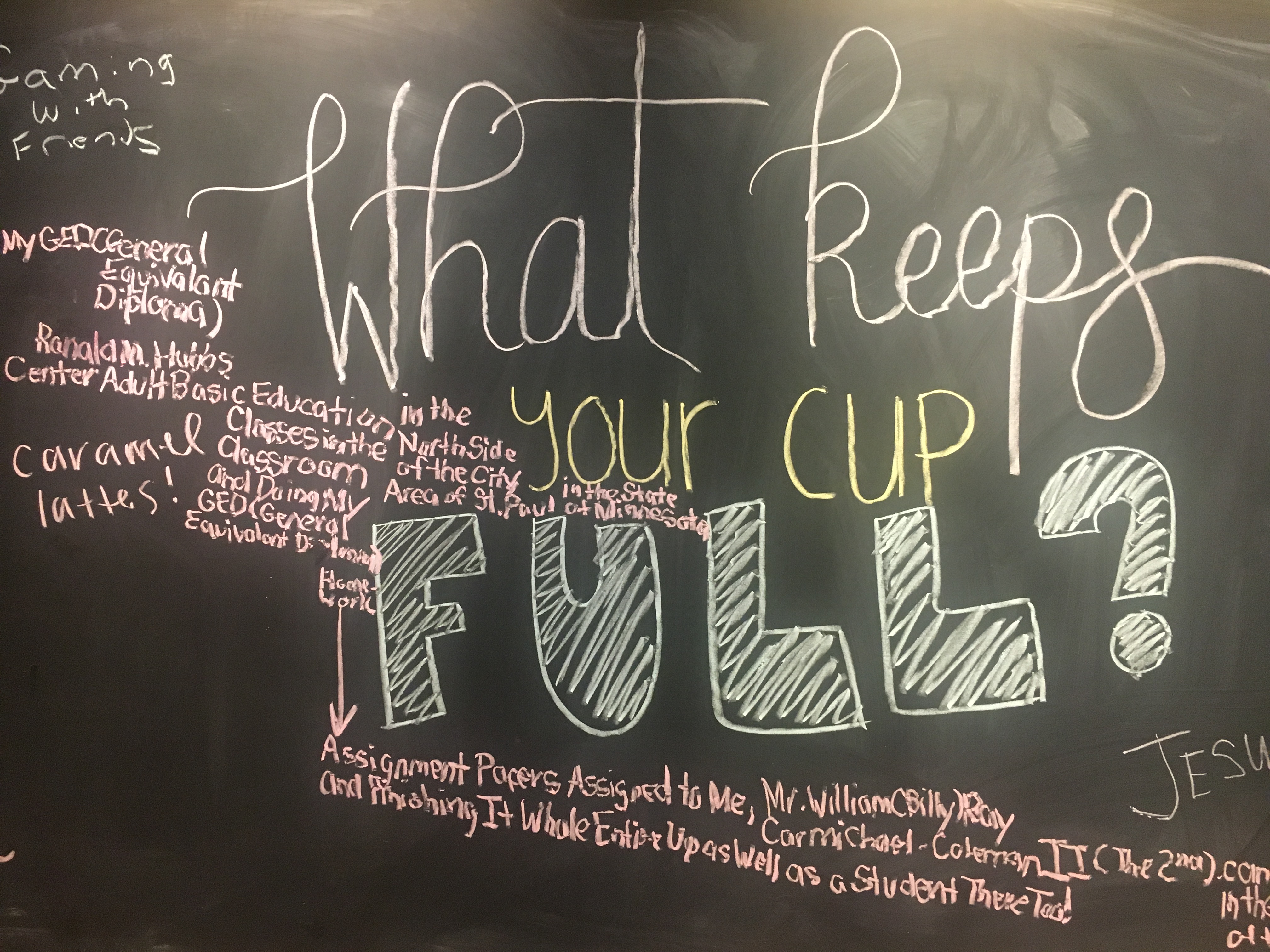 what keeps your cup full
